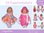 Schnittmuster und Nähanleitung für 70 Puppenmodelle, Puppen 32 cm / Puppenkleidung